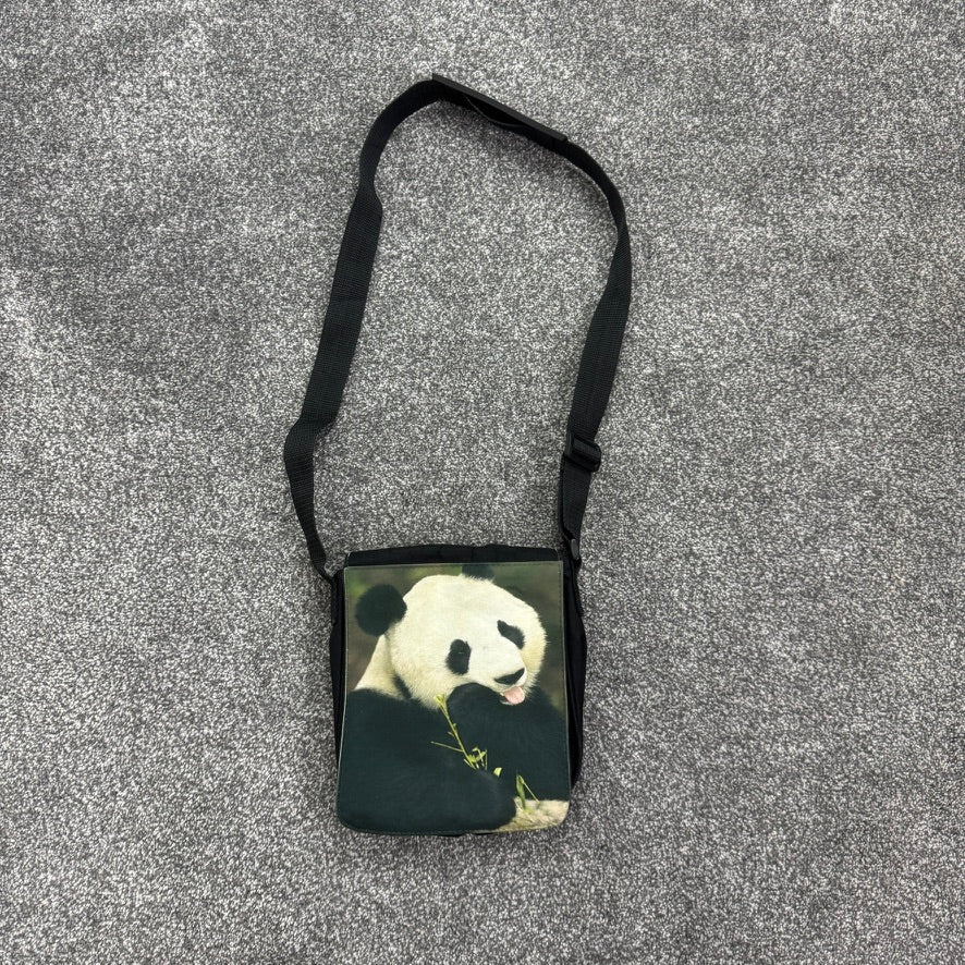 Y2K vintage panda cargo side bag
