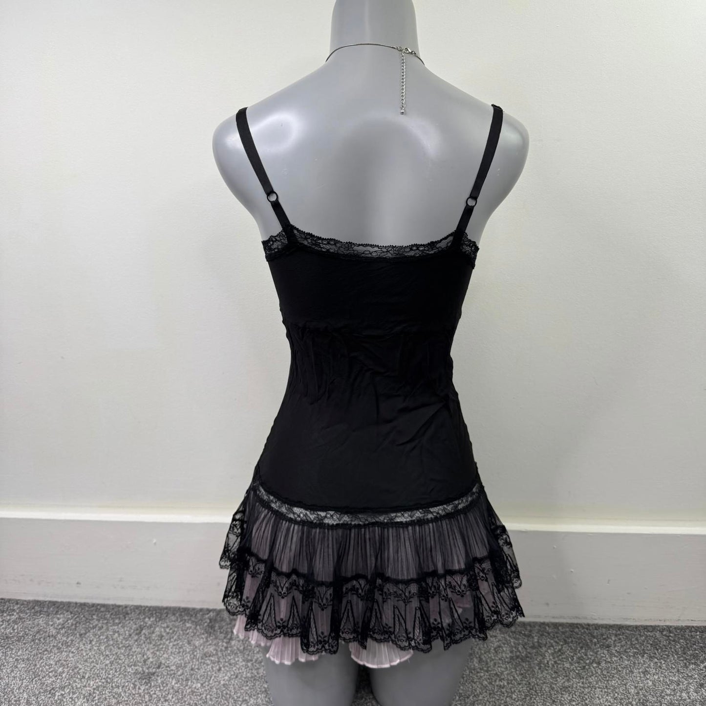 Agent Provocateur Classic Fifi silk blend chemise babydoll dress mini ruffle