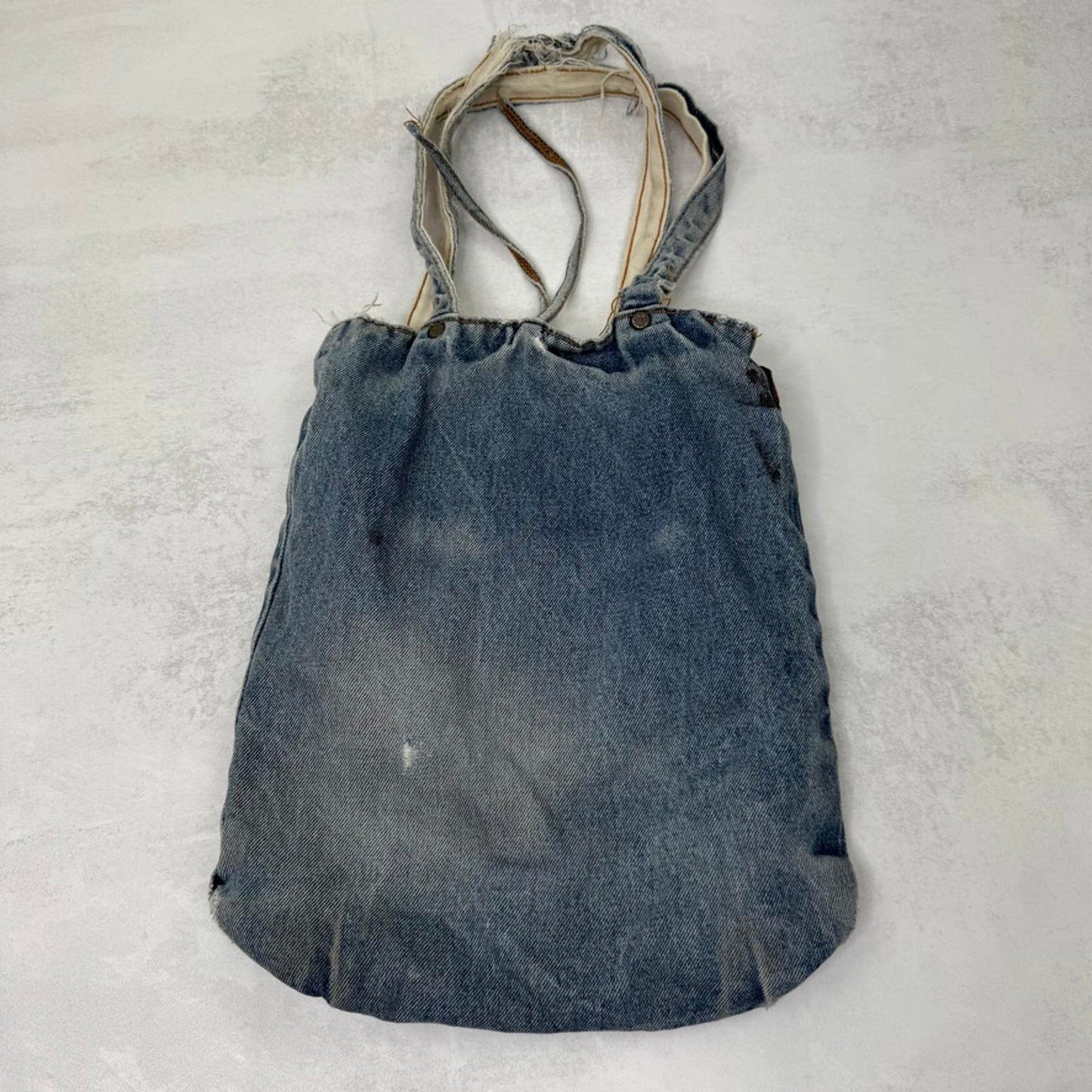 Y2K vintage Evisu shoulder bag tote denim reversible small size