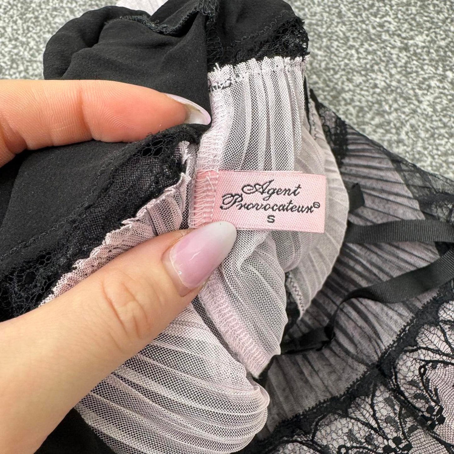 Agent Provocateur Classic Fifi silk blend chemise babydoll dress mini ruffle