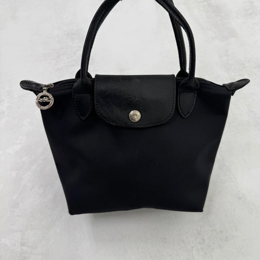 Longchamp Le Pliage bag small mini black