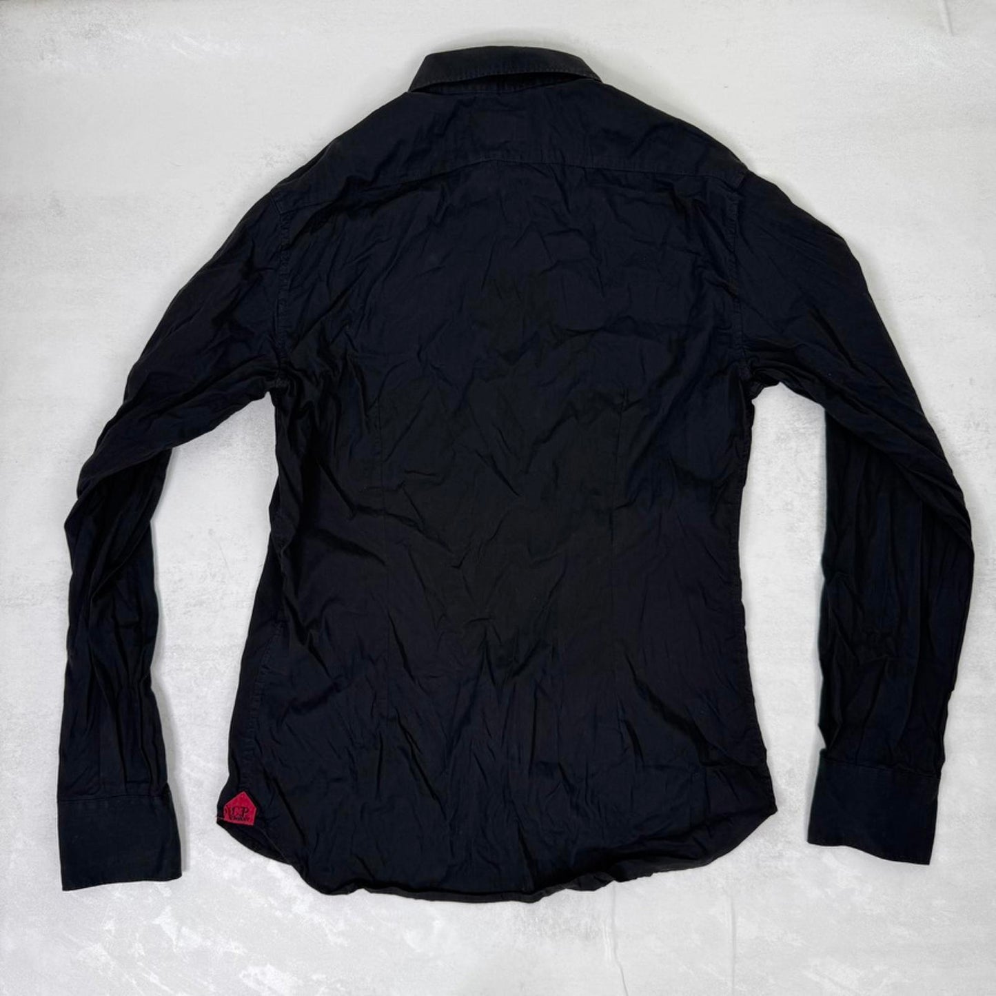 C.P. Company long sleeve shirt button up black tailored work formal