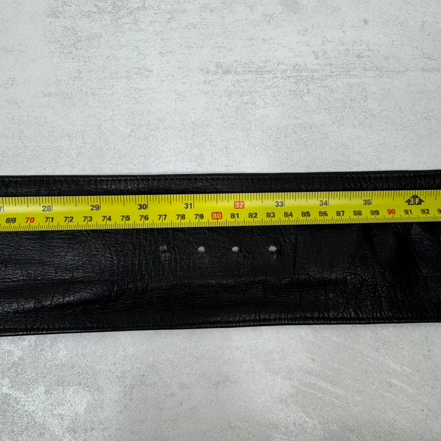 Y2K vintage genuine leather belt chunky gold charm buckle boho 90s oversized