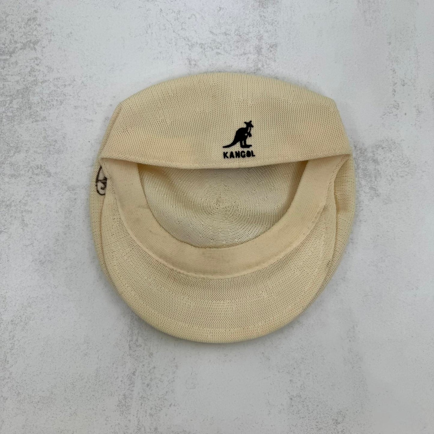 90s Y2K vintage Kangol cap beret unisex cream