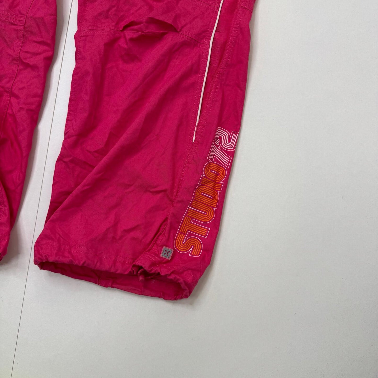 Y2K vintage Nike Studio 72 low rise cargo trousers utility baggy gym sporty
