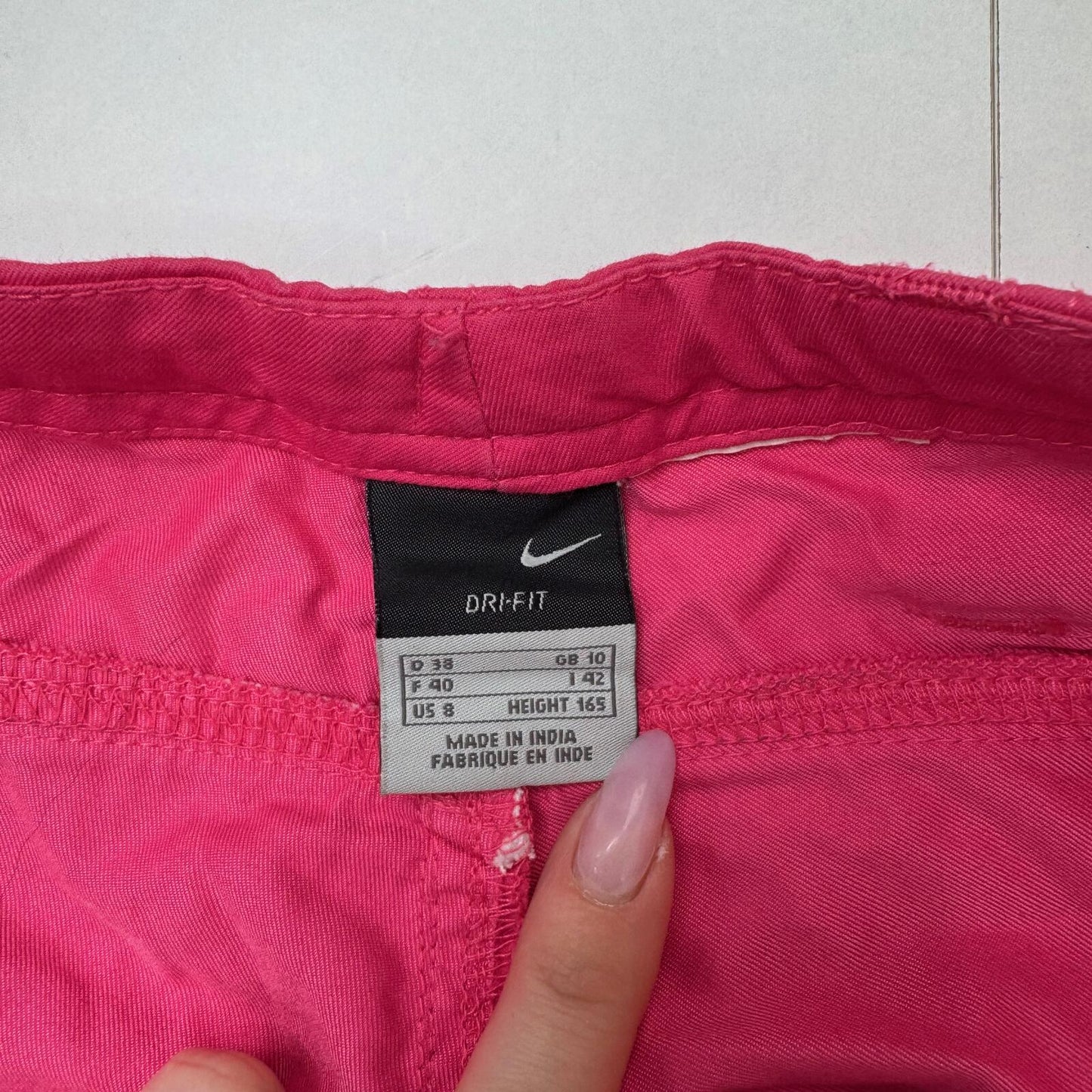 Y2K vintage Nike Studio 72 low rise cargo trousers utility baggy gym sporty
