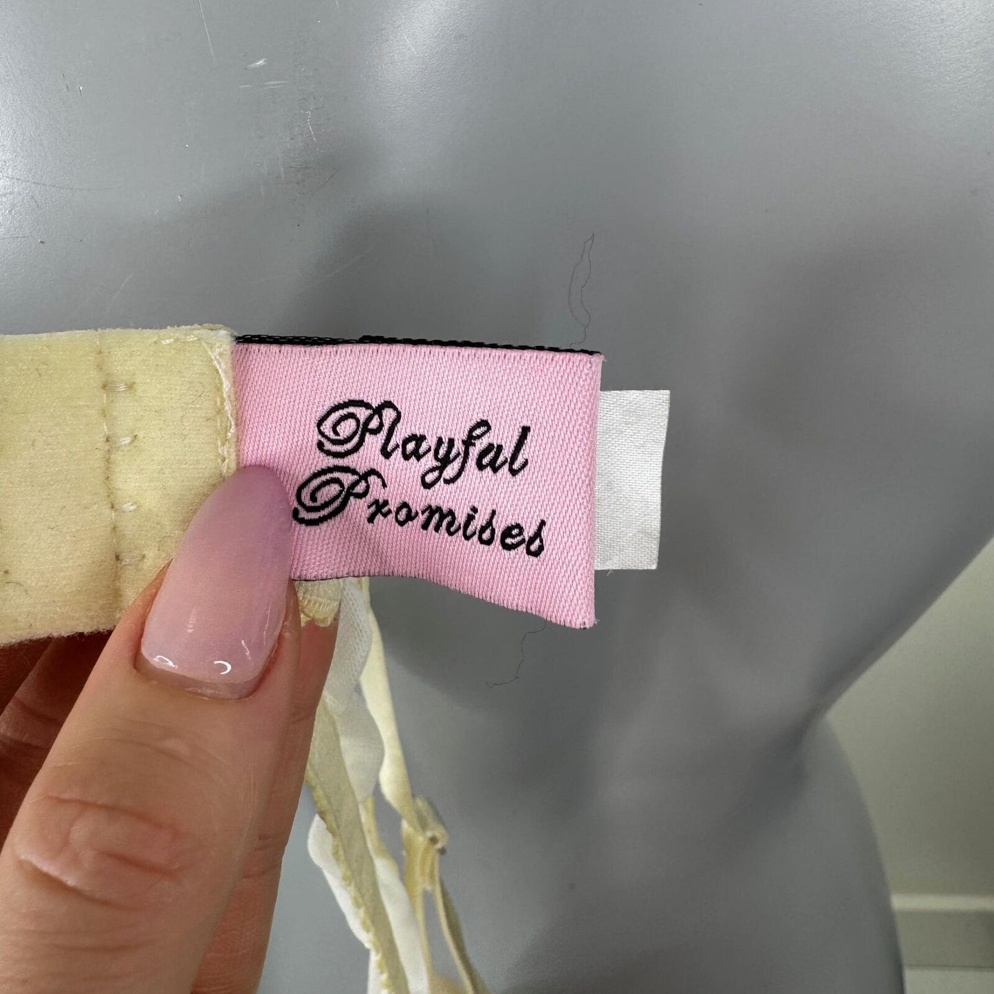 Y2K vintage 100% silk bralette non padded bra cream
