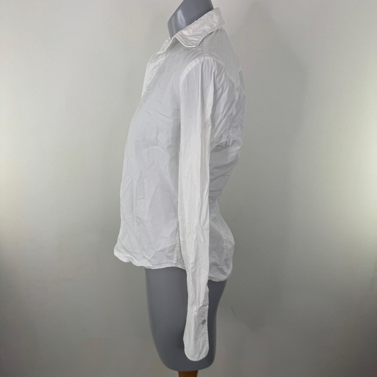 Y2K vintage Ralph Lauren blouse button up long sleeve tailored slim fit formal