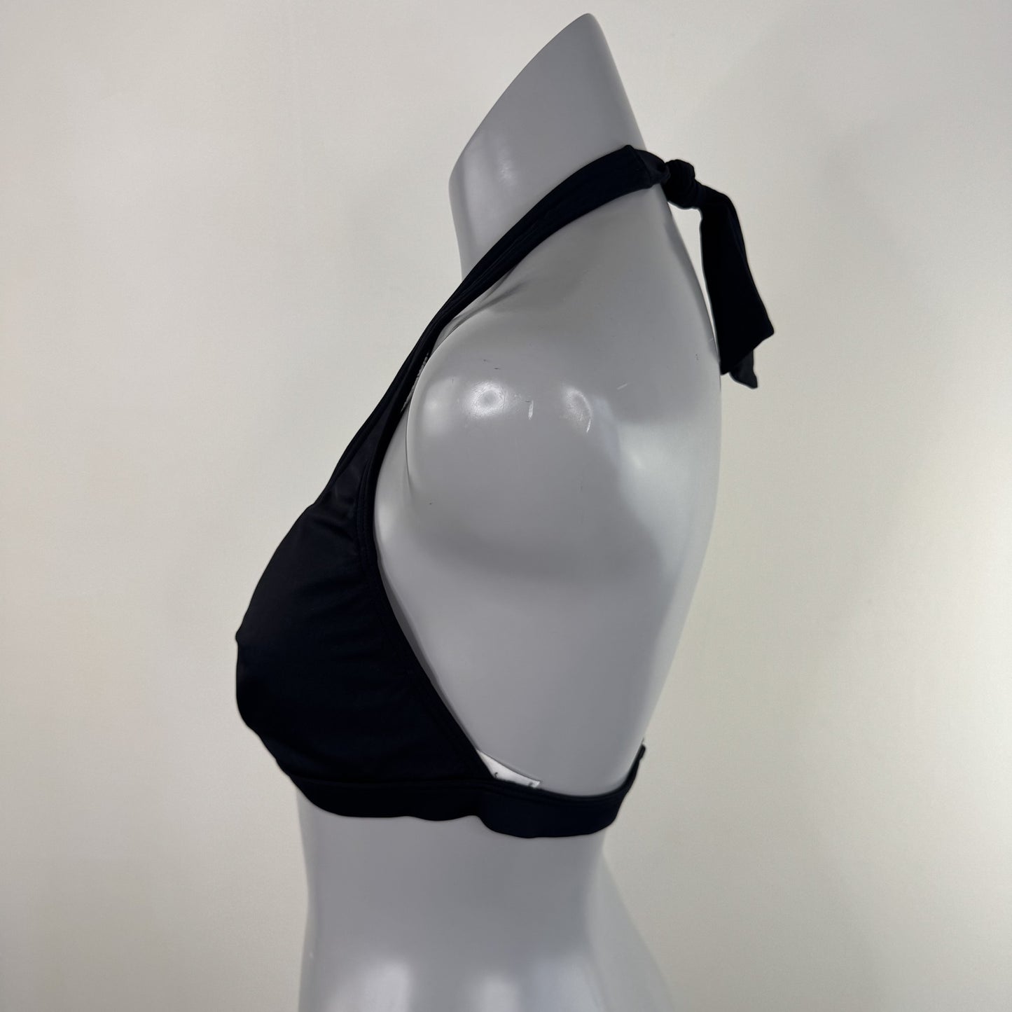 Y2K vintage bikini halter neck top rhinestone tie neck