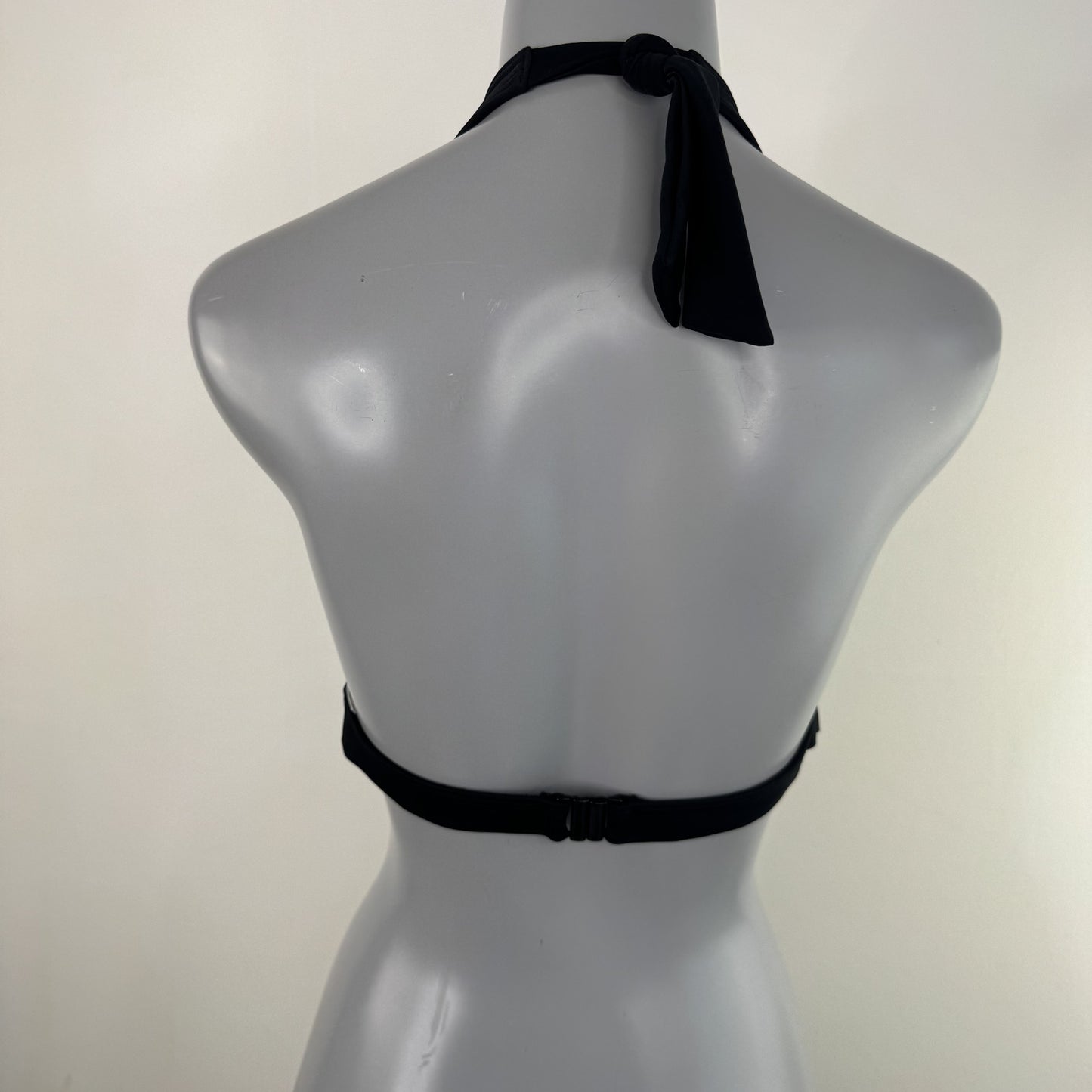 Y2K vintage bikini halter neck top rhinestone tie neck