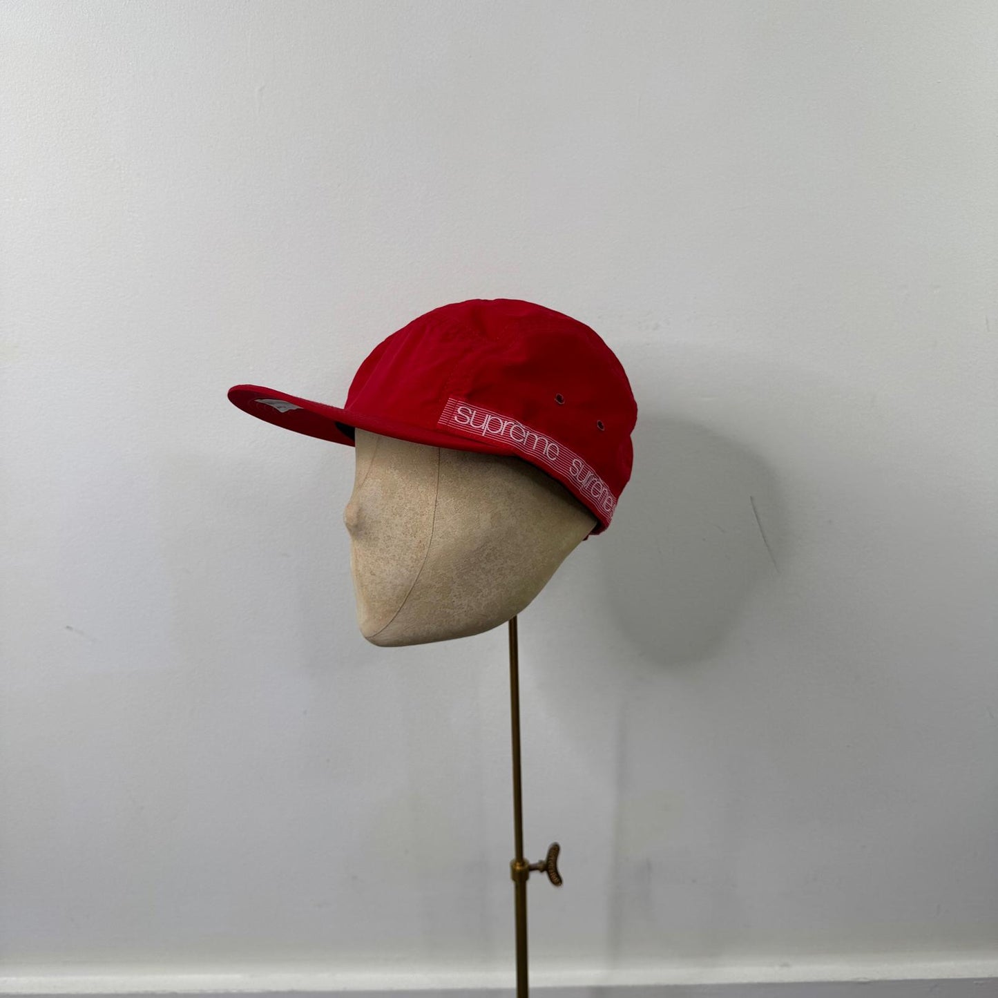 Supreme Tonal Taping Camp cap hat adjustable S/S 2018 red one size