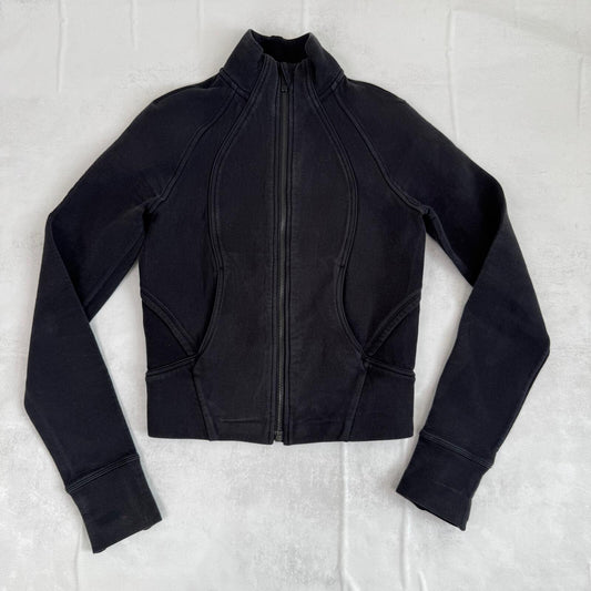 Lululemon scuba jump zip up high neck fitted black