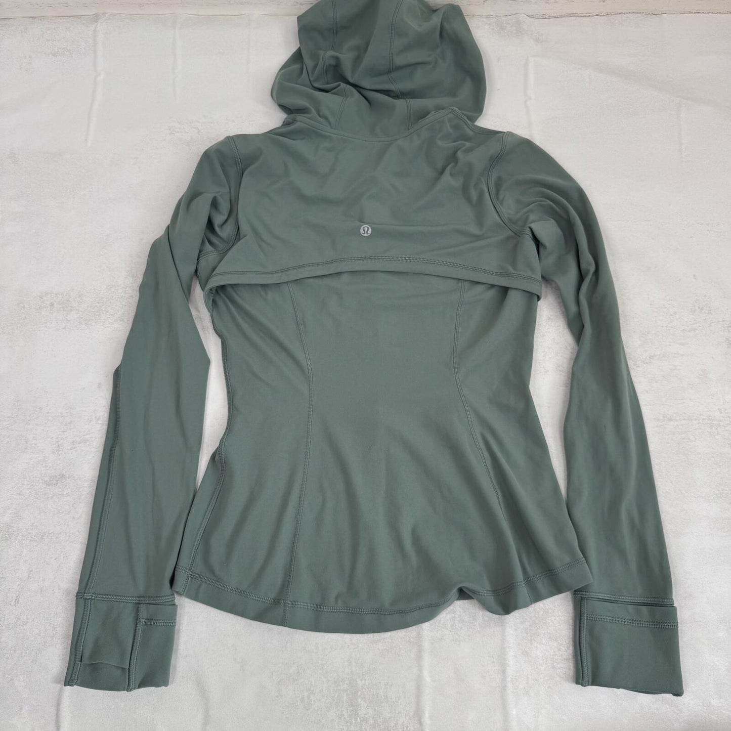 Lululemon define jacket zip up hoodie lightweight light pastel green