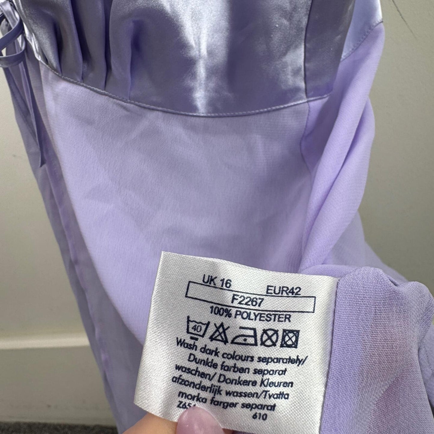 Y2K vintage babydoll top sheer satin bow lilac purple flowy open front strappy