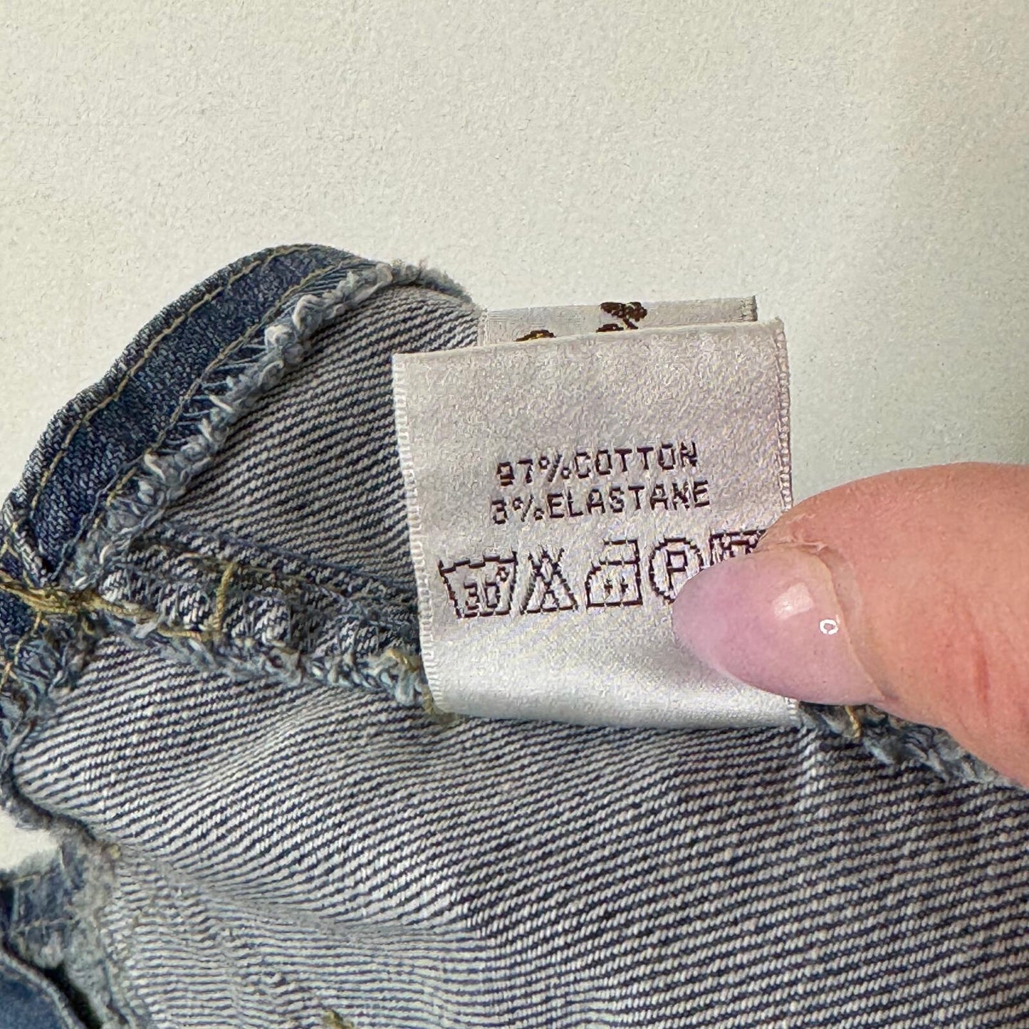 Y2K vintage waistcoat top denim button up studded fitted crop stretchy