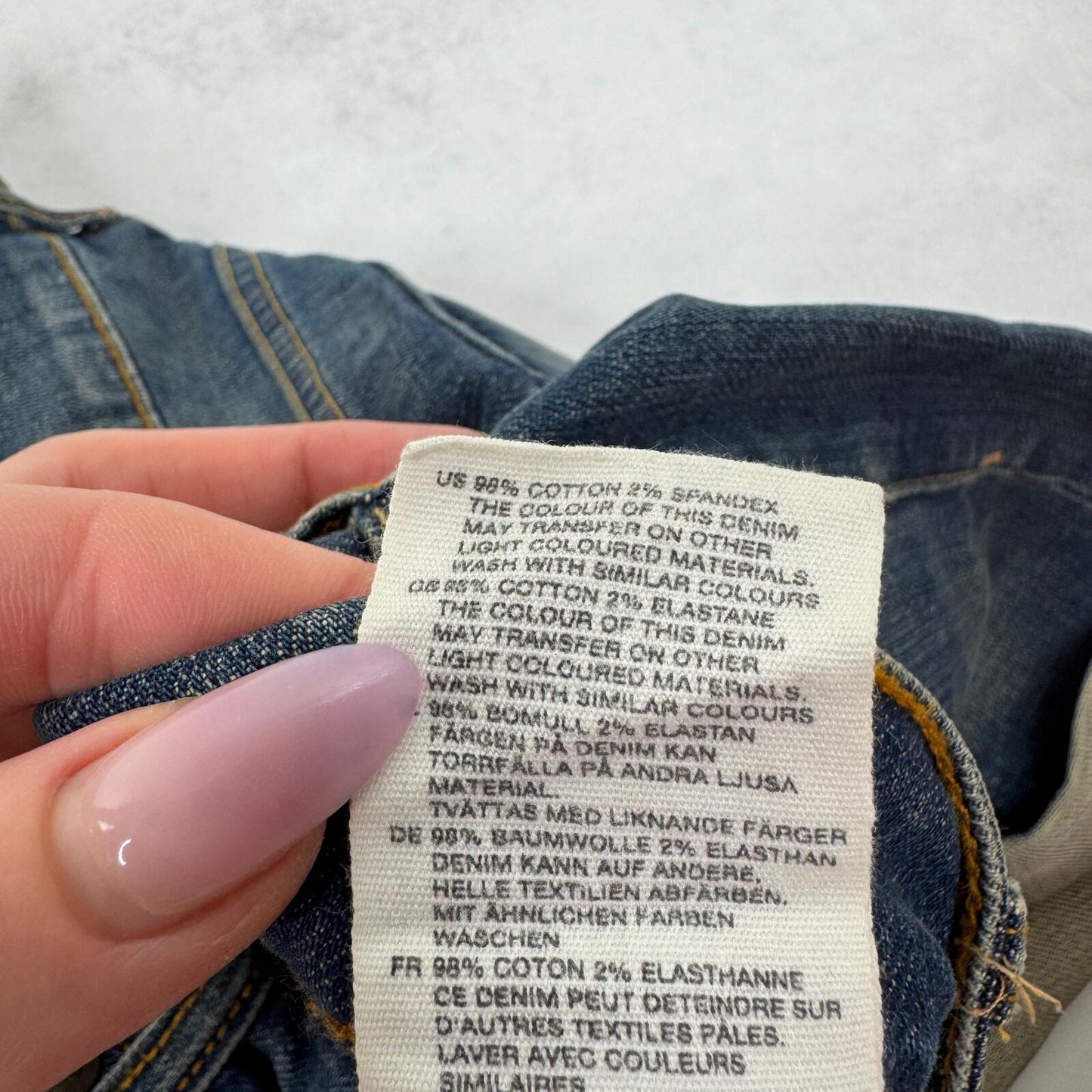 Y2K vintage low rise denim mini shorts faded dirty blue wash stretchy cargo