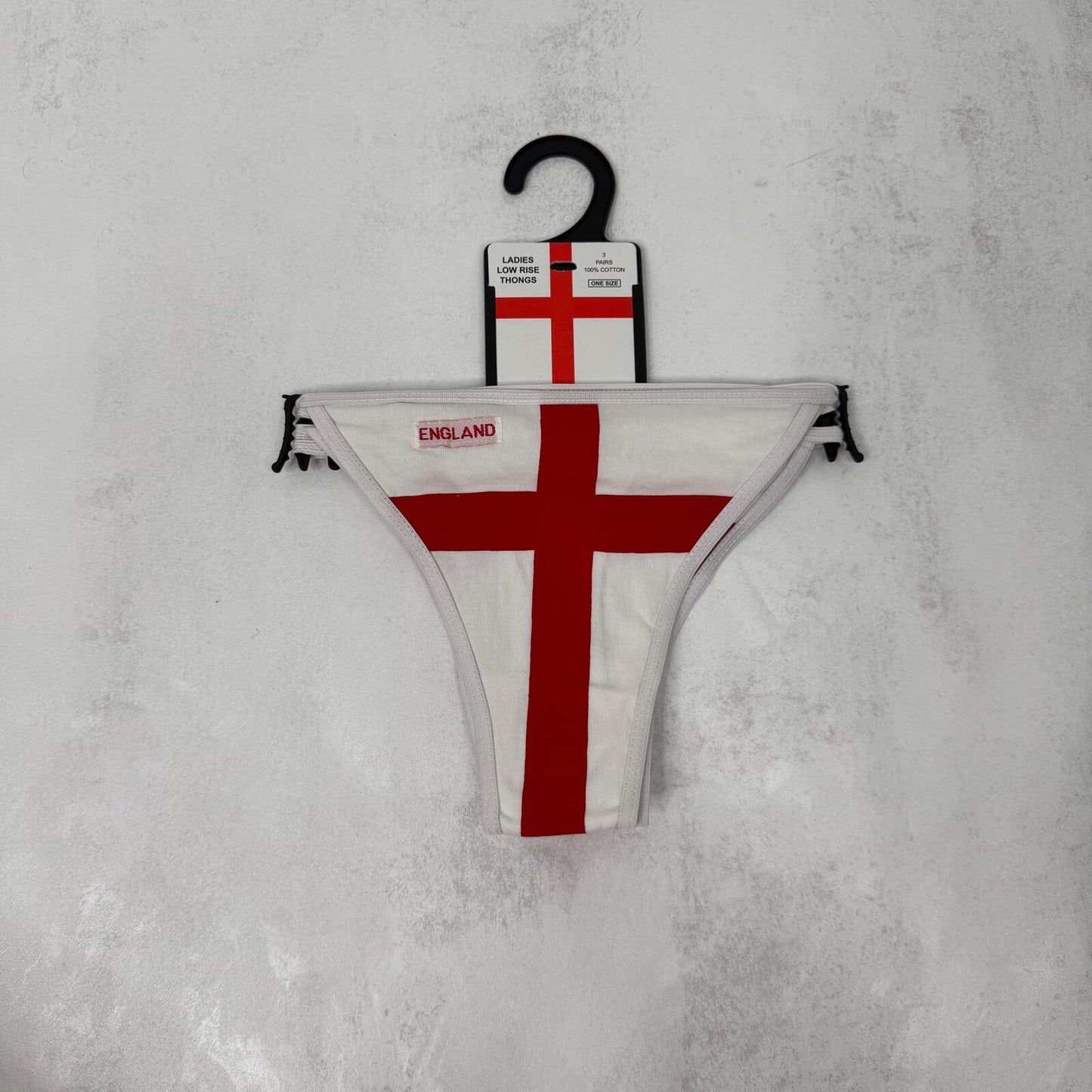 Y2K vintage England thong low rise football multipack of 3