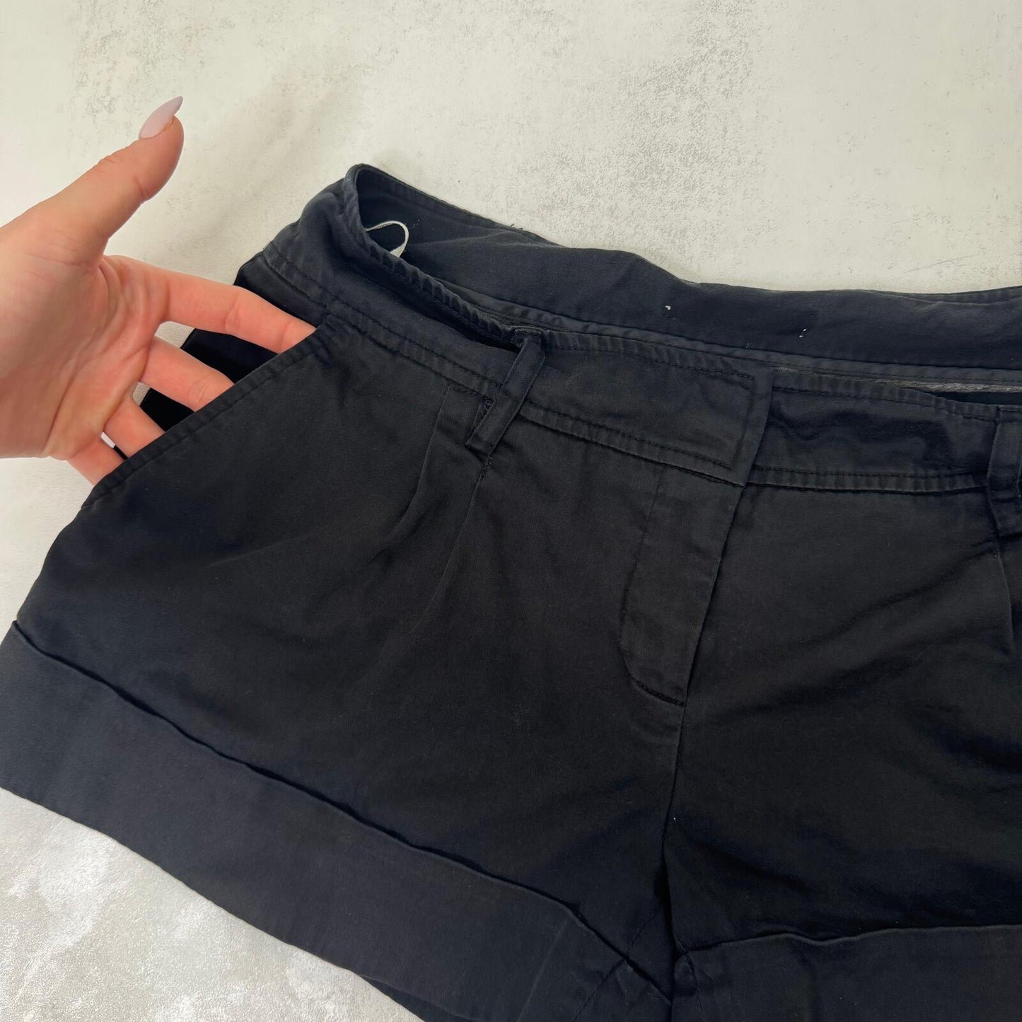 Y2K vintage cargo mini shorts low rise side pockets