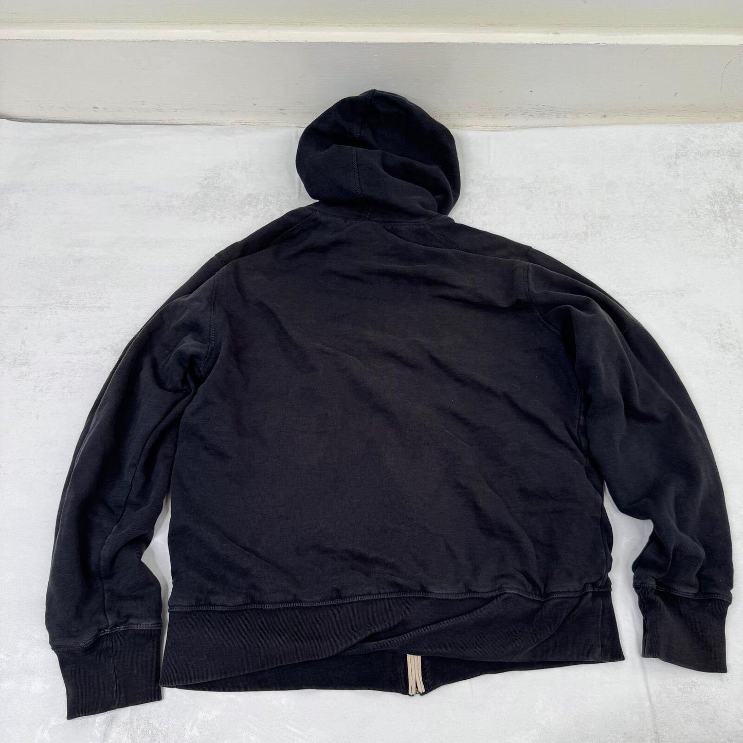 Vintage Stone Island Denims hoodie zip up men's reversible grey navy A/W 2007