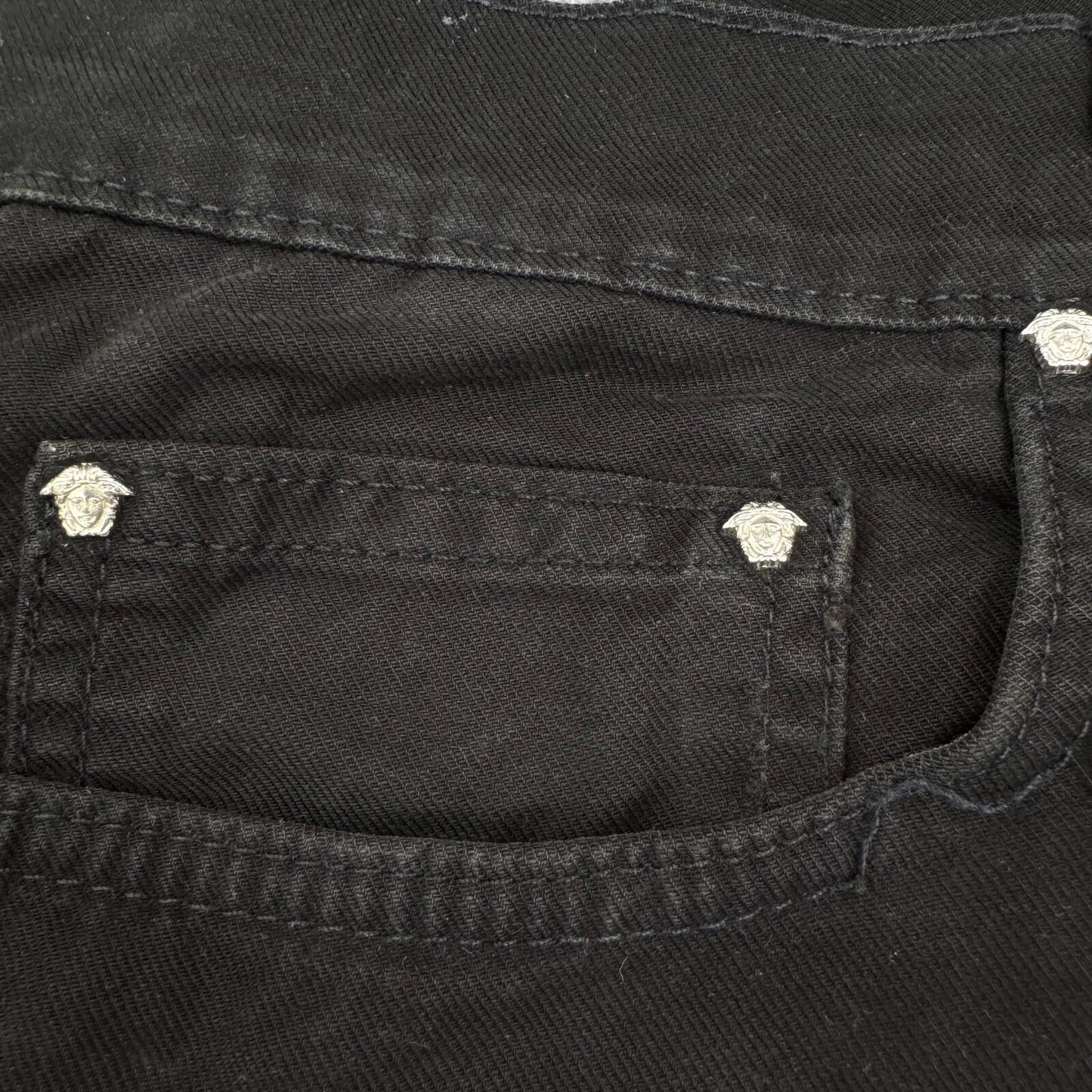 Vintage Versace Jeans Couture bootcut denim jeans mid rise baggy 90s
