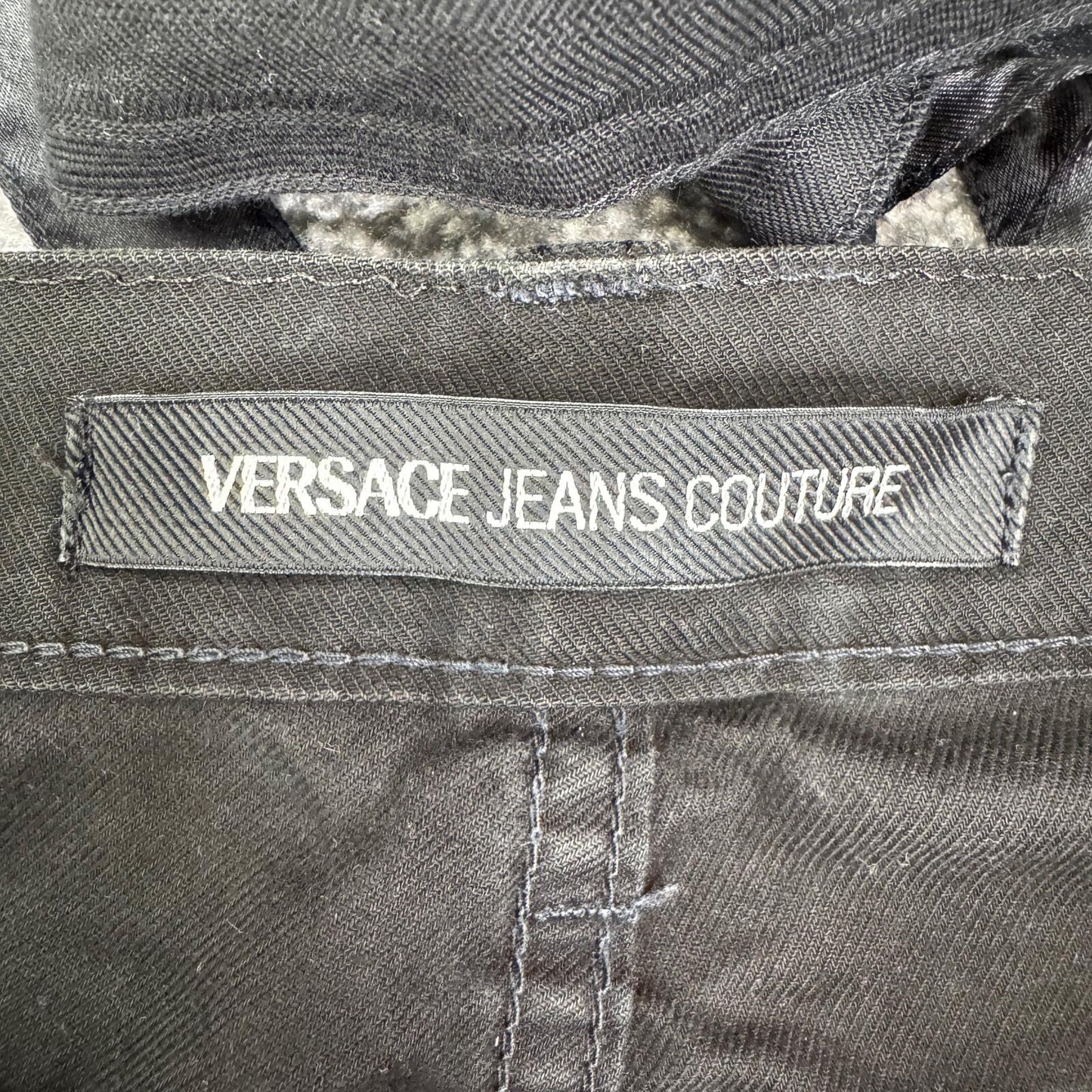 Vintage Versace Jeans Couture bootcut denim jeans mid rise baggy 90s
