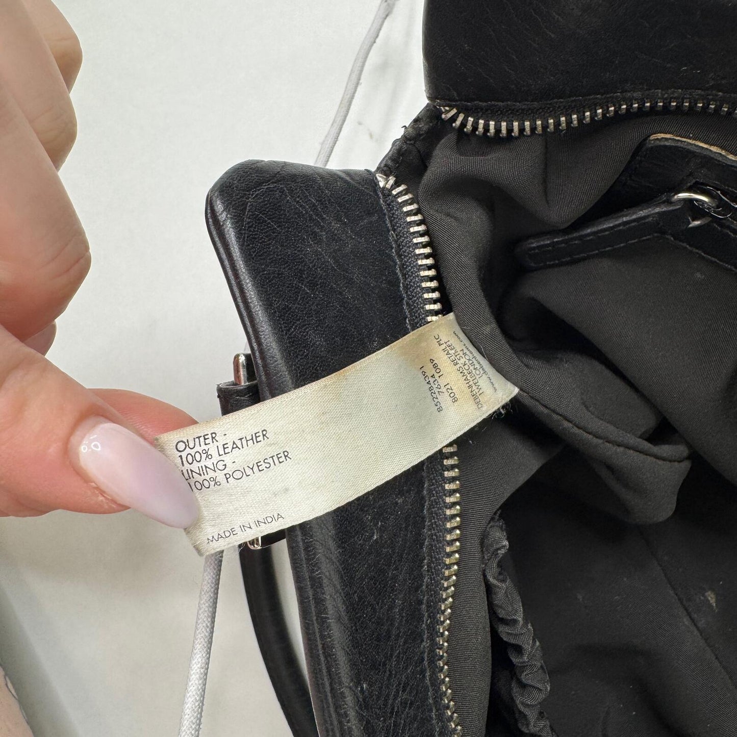 Y2K vintage shoulder bag genuine leather black silver cargo pockets utility