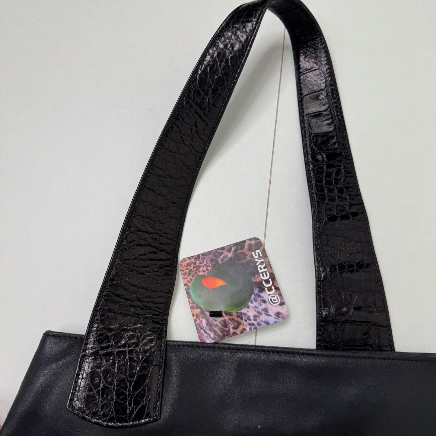 Y2K vintage Russell & Bromley shoulder bag genuine leather asymmetrical strap