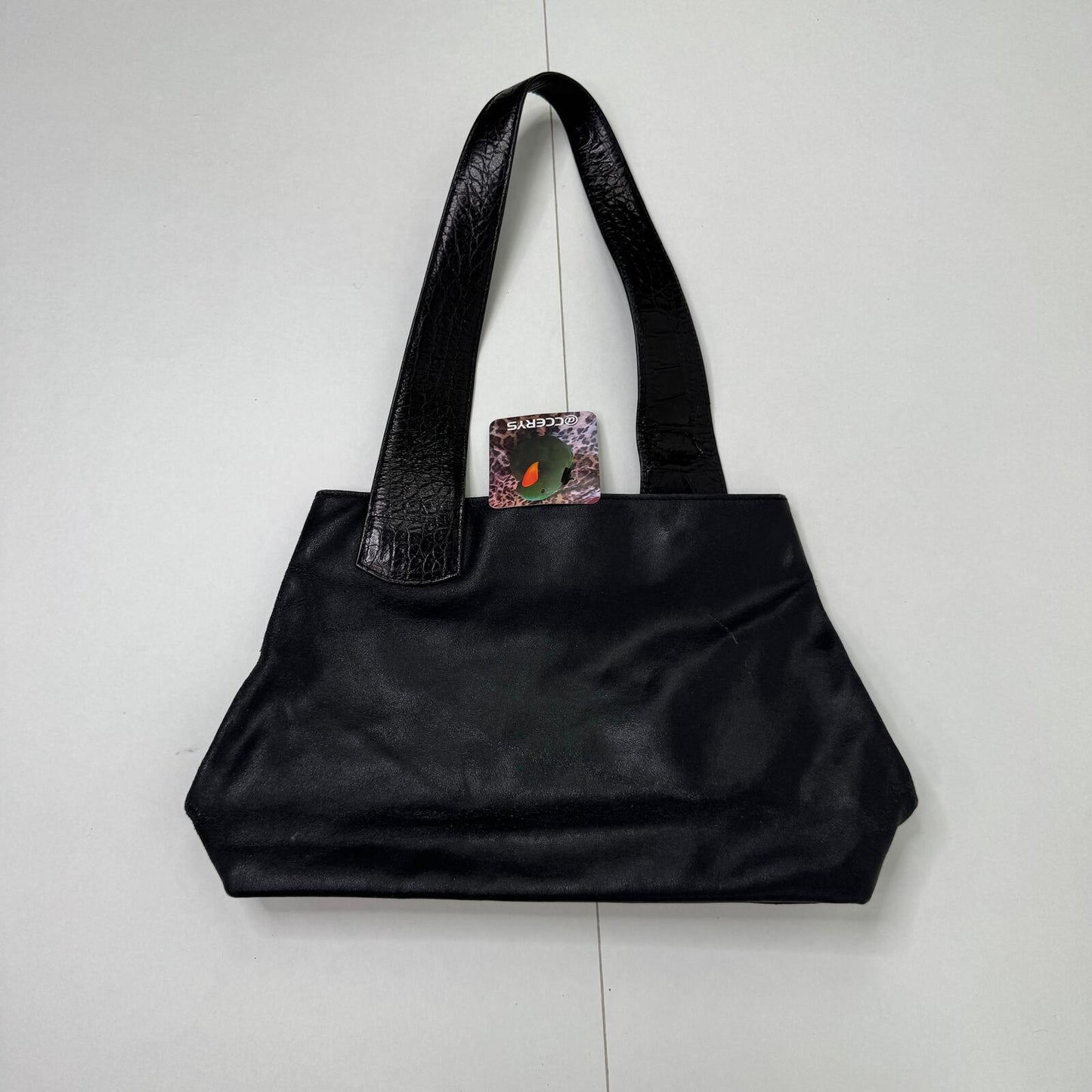 Y2K vintage Russell & Bromley shoulder bag genuine leather asymmetrical strap