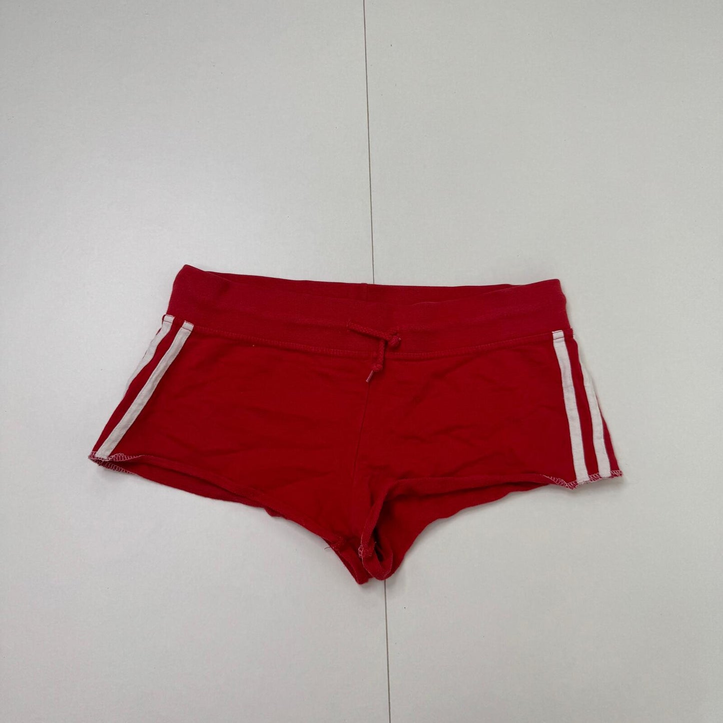 Y2K vintage Lonsdale mini shorts hot pants jersey sweat London sporty drawstring