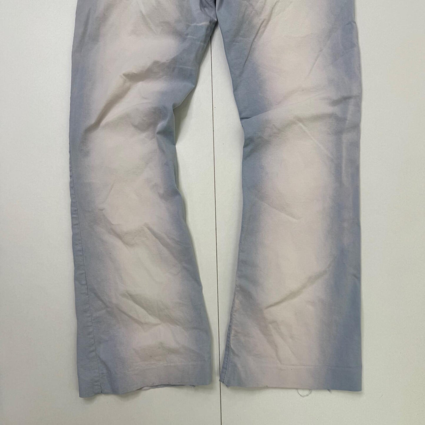 Y2K vintage bootcut denim jeans stretchy lace up front light blue