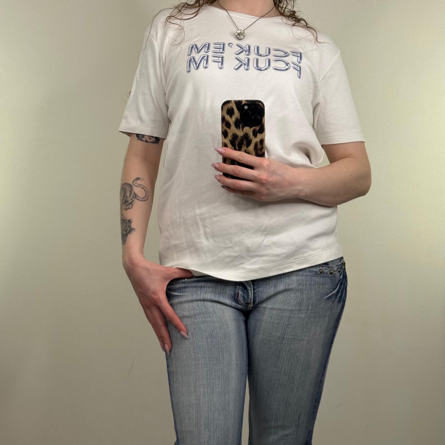 Y2K vintage FCUK t-shirt short sleeve top slogan unisex