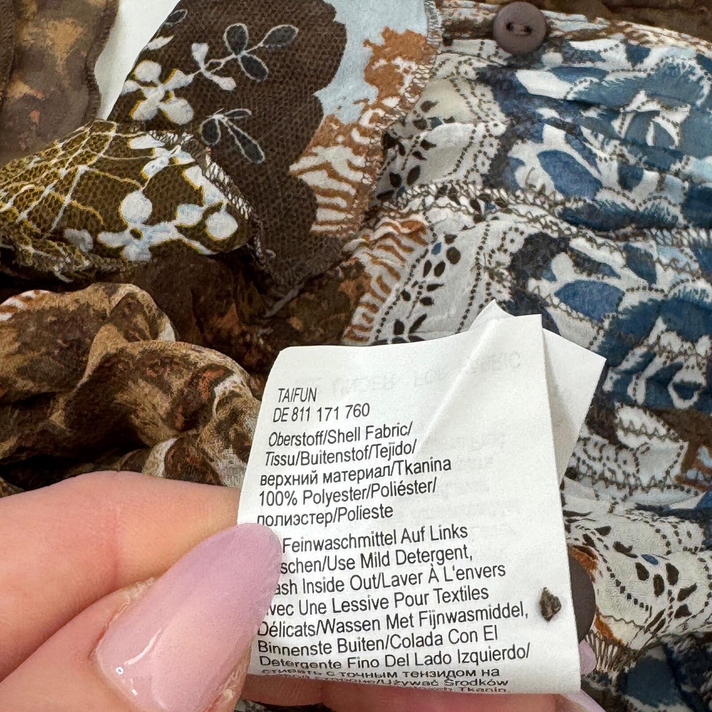 Y2K vintage blouse long sleeve flare frilly ruffle leopard print floral v neck
