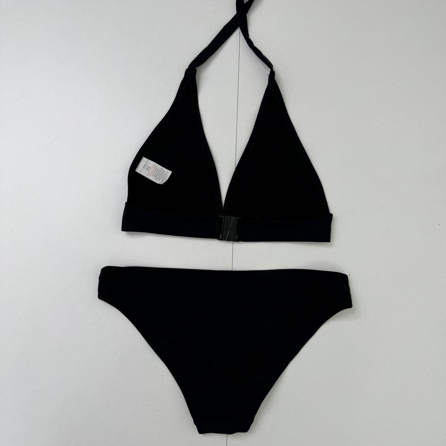 Y2K vintage bikini set matching co ord rhinestone halter neck sequin beaded