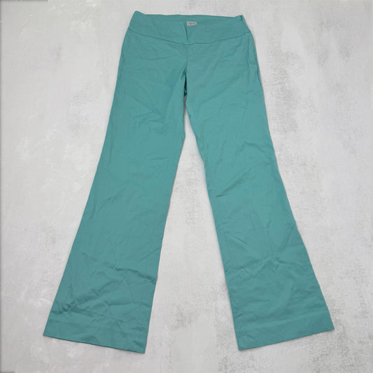 Y2K vintage pinstripe trousers mid rise stretchy flare bootcut formal tailored