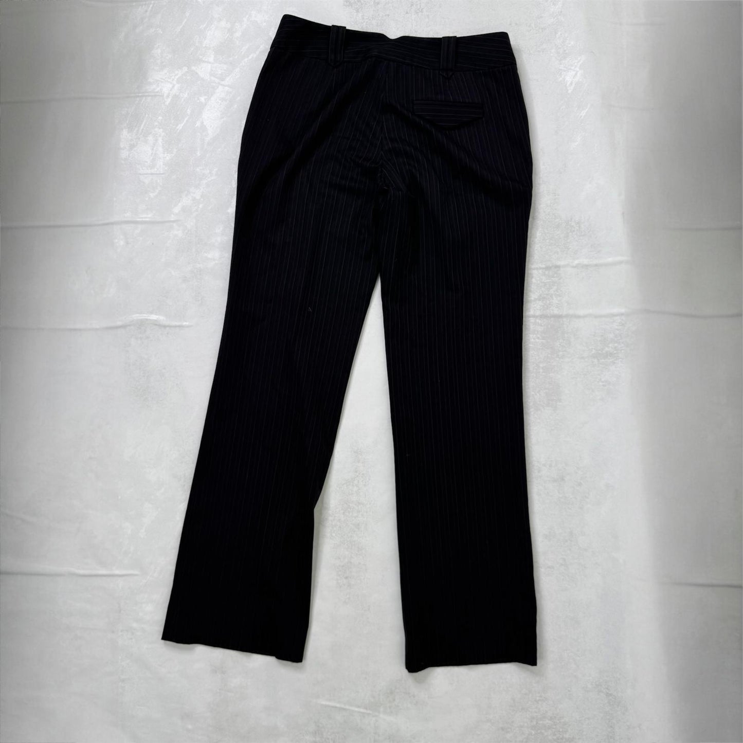 Y2K vintage low rise pinstripe tailored bootcut trousers pants stretchy