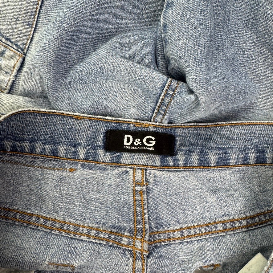 Y2K vintage Dolce & Gabbana denim shorts jorts