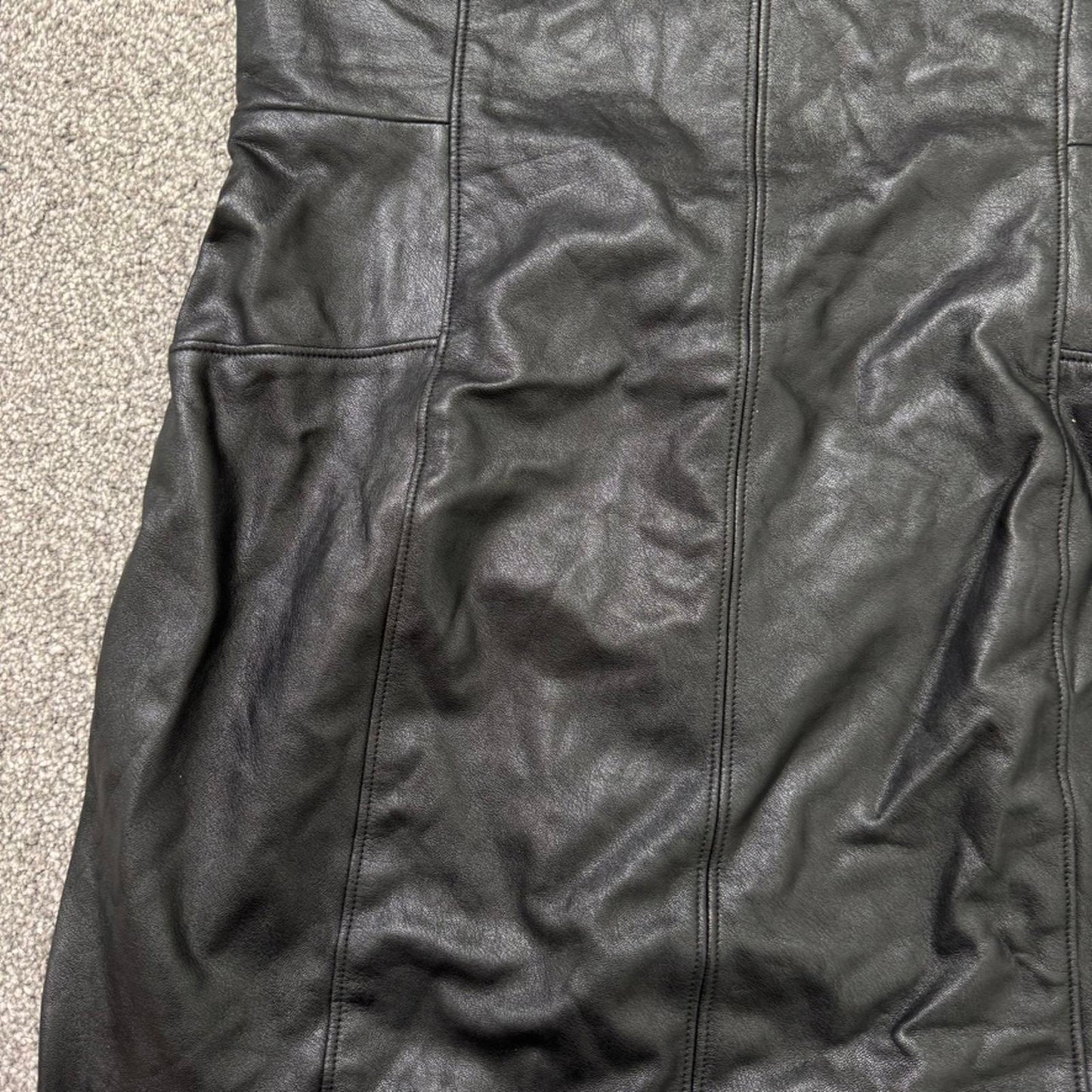 Amanda Uprichard faux leather mini dress