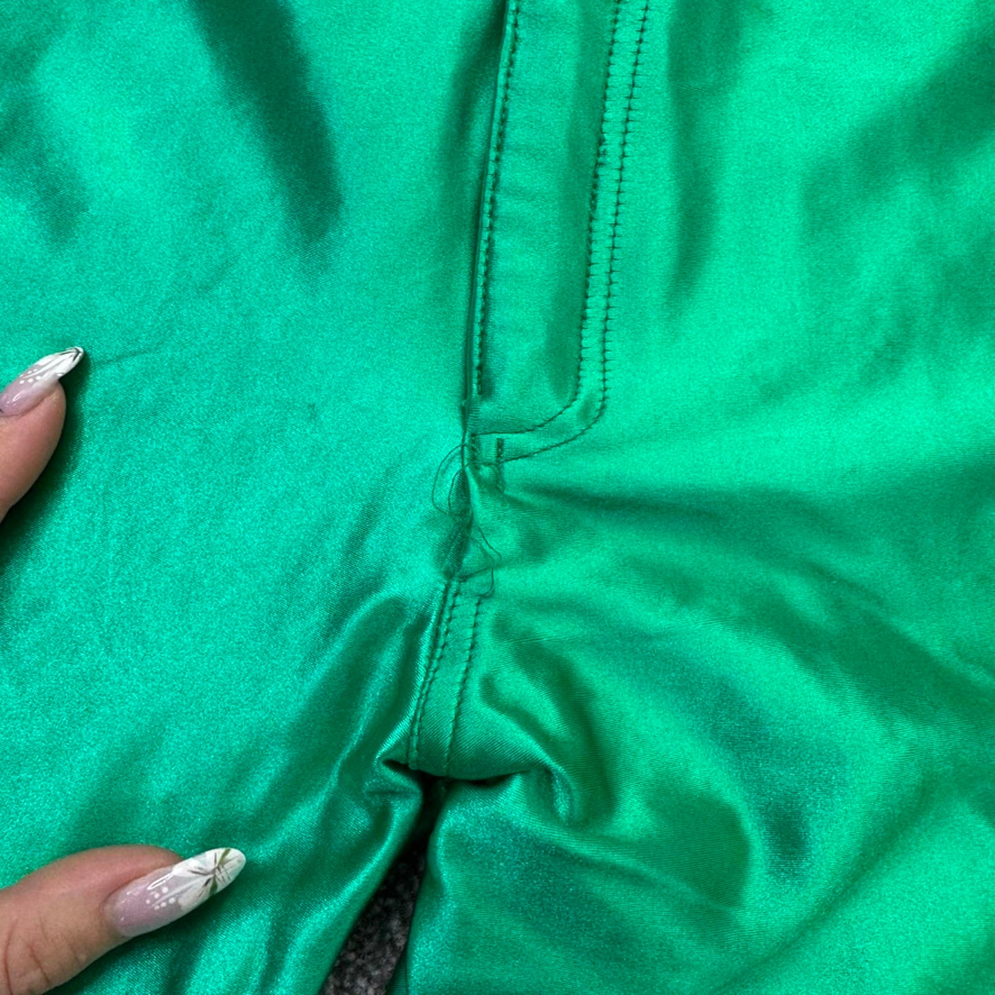 True vintage Peter Golding disco pants trousers stretchy satin shiny