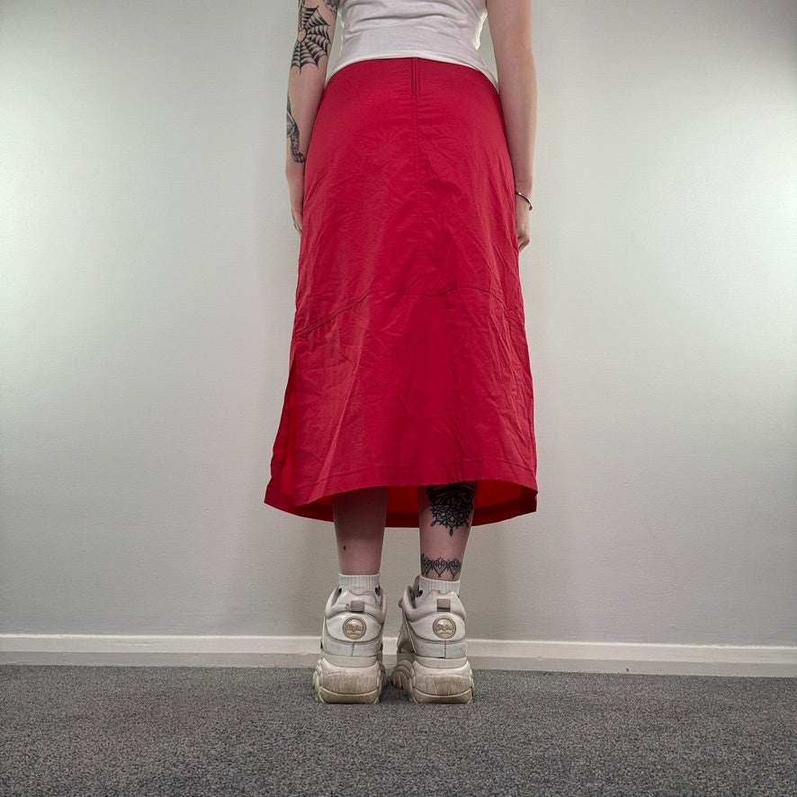 Y2K cargo maxi skirt