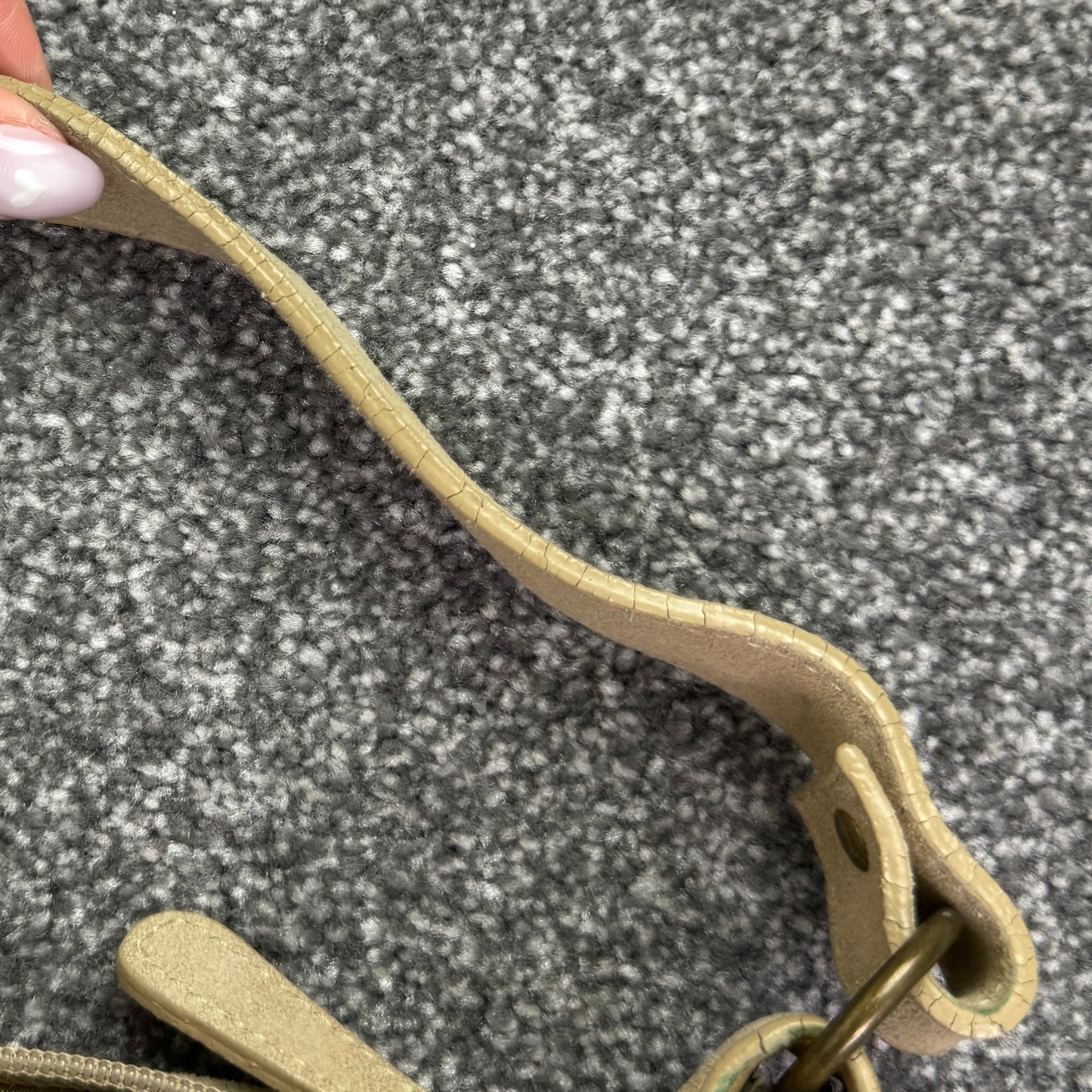 Y2K vintage flower suede mini shoulder bag