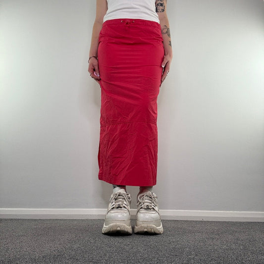 Y2K cargo maxi skirt