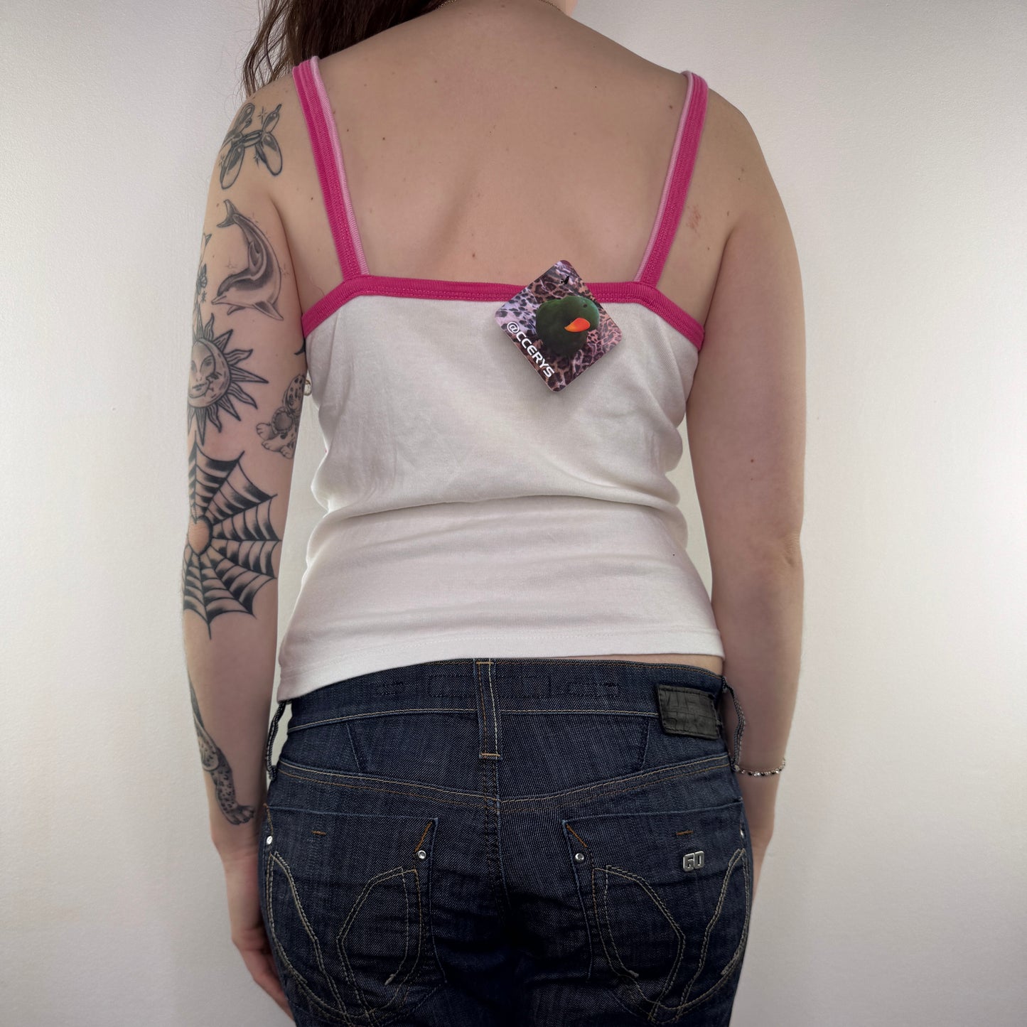 Y2K vintage sporty cami top