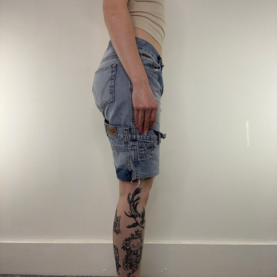 Y2K vintage Dolce & Gabbana denim shorts jorts