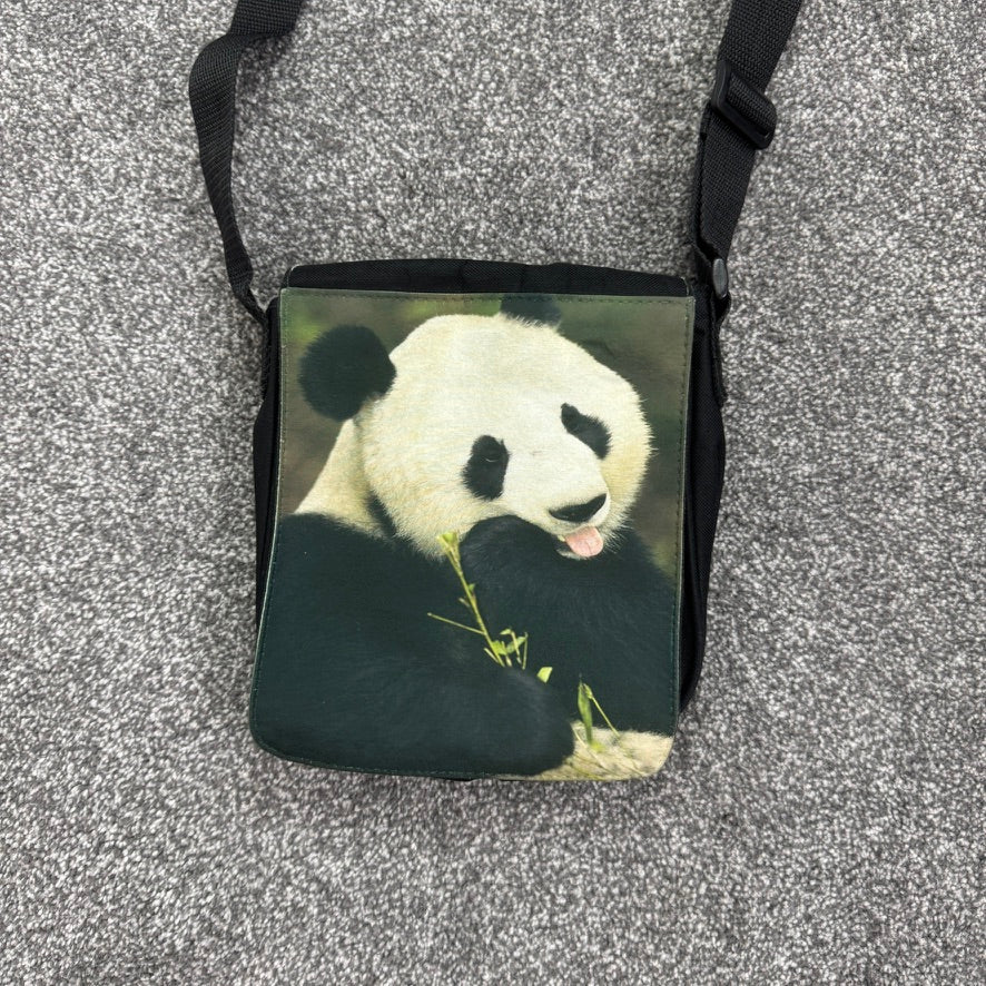 Y2K vintage panda cargo side bag