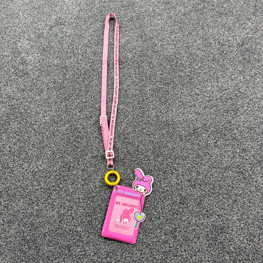 My Melody Sanrio 2010 ID card holder lanyard