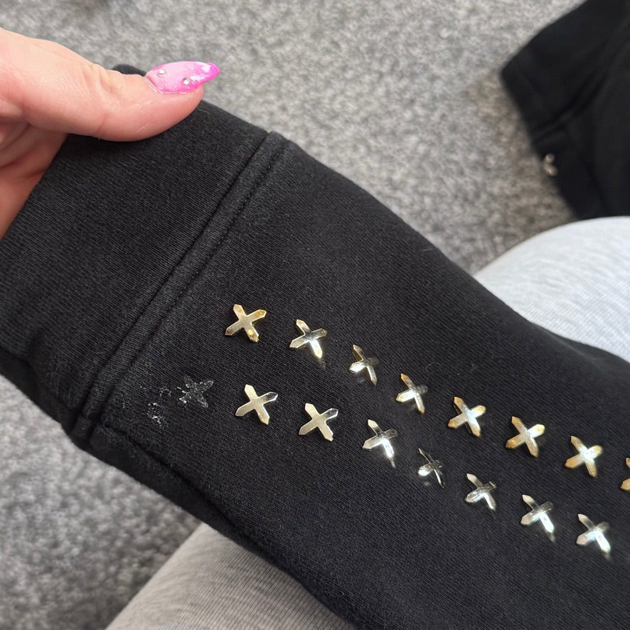 Versace Collection sweatshirt embellished metal cross