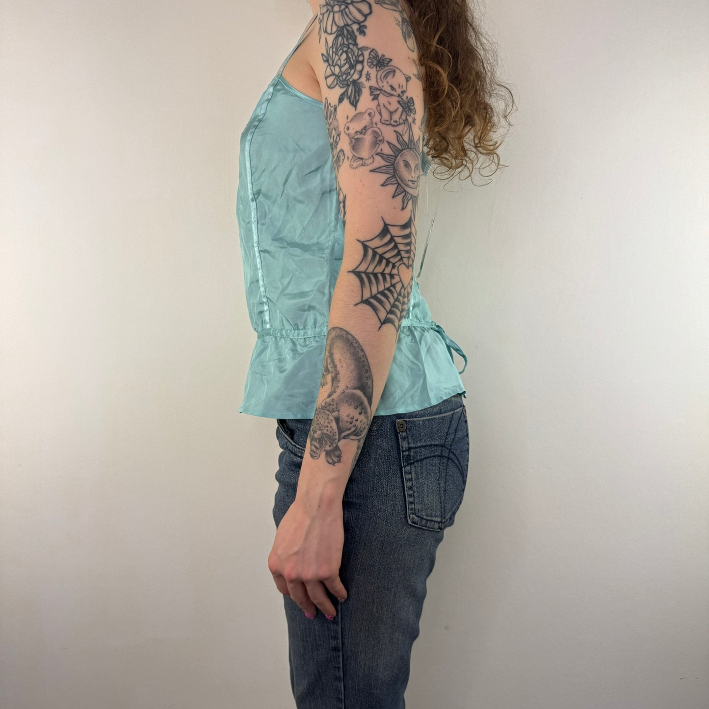 Y2K vintage silk cami top