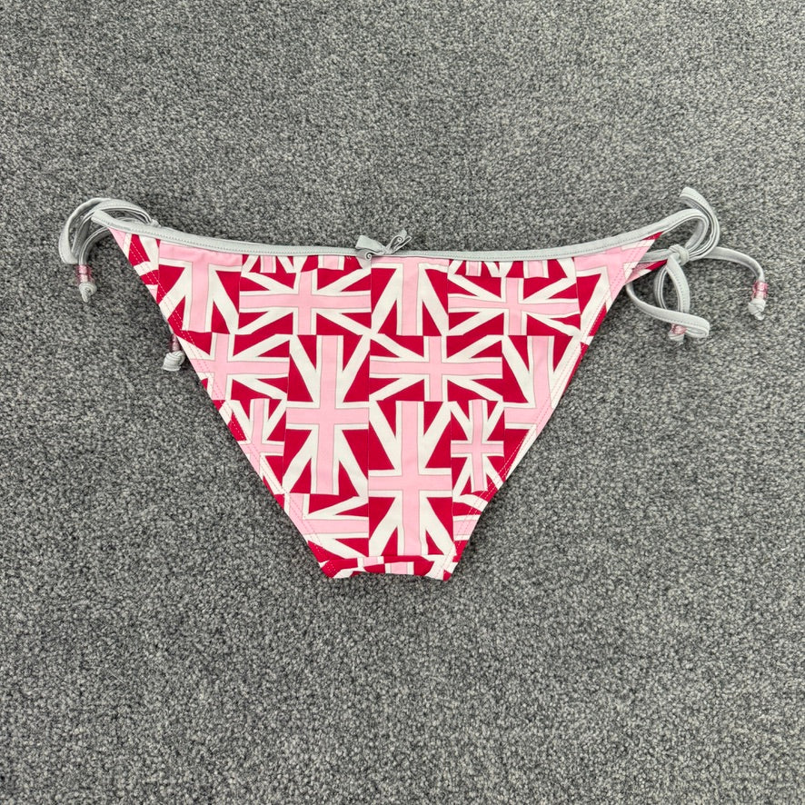 Y2K Union Jack bikini bottoms