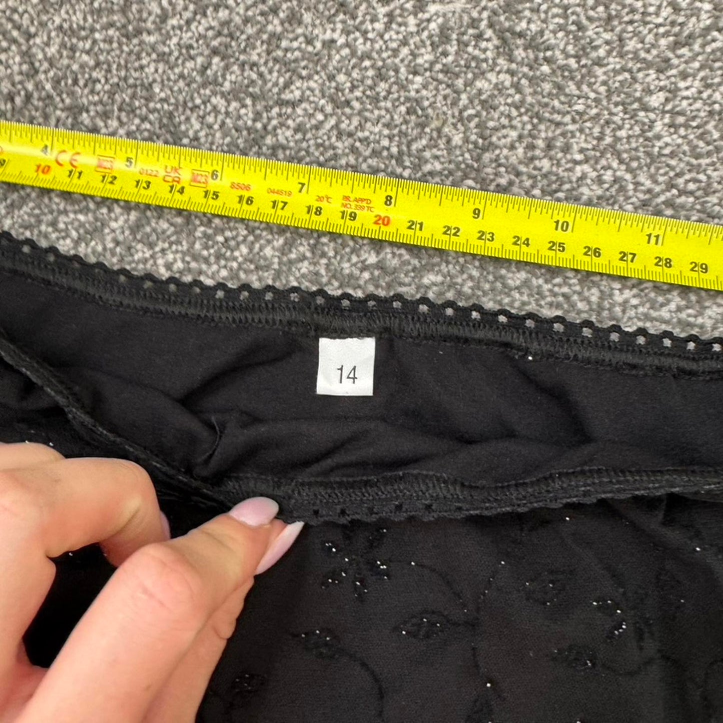 Y2K vintage Bay sparkly glitter midi skirt stretchy low rise bow floral