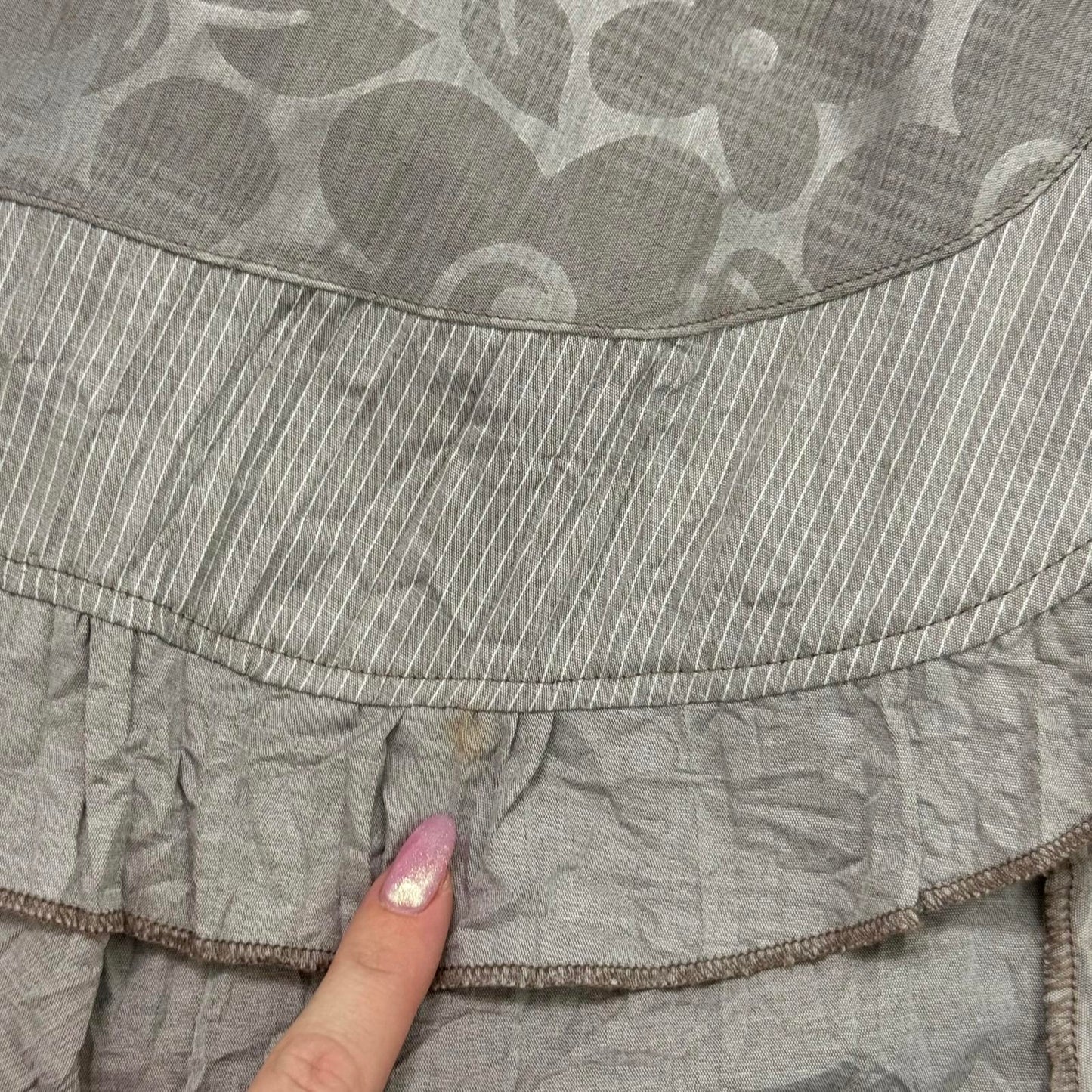 Y2K vintage archive lightweight button up jacket floral print ruffle bows